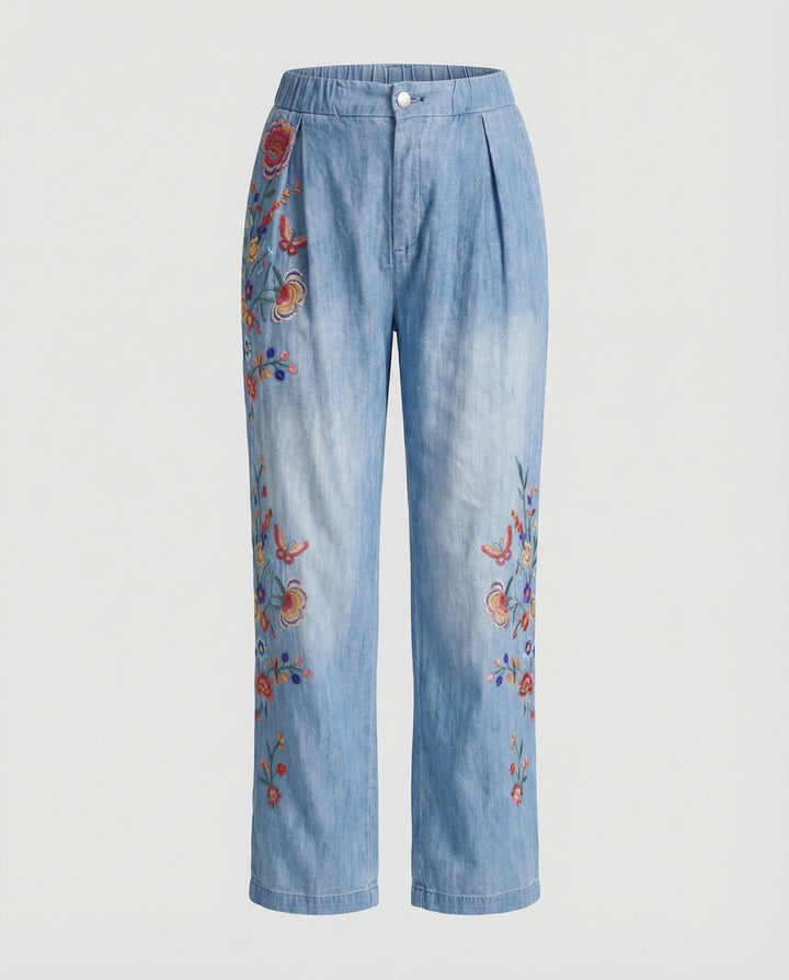 Echoarchiv | Floral Print Lockere JEchoarchivnshose für Frauen