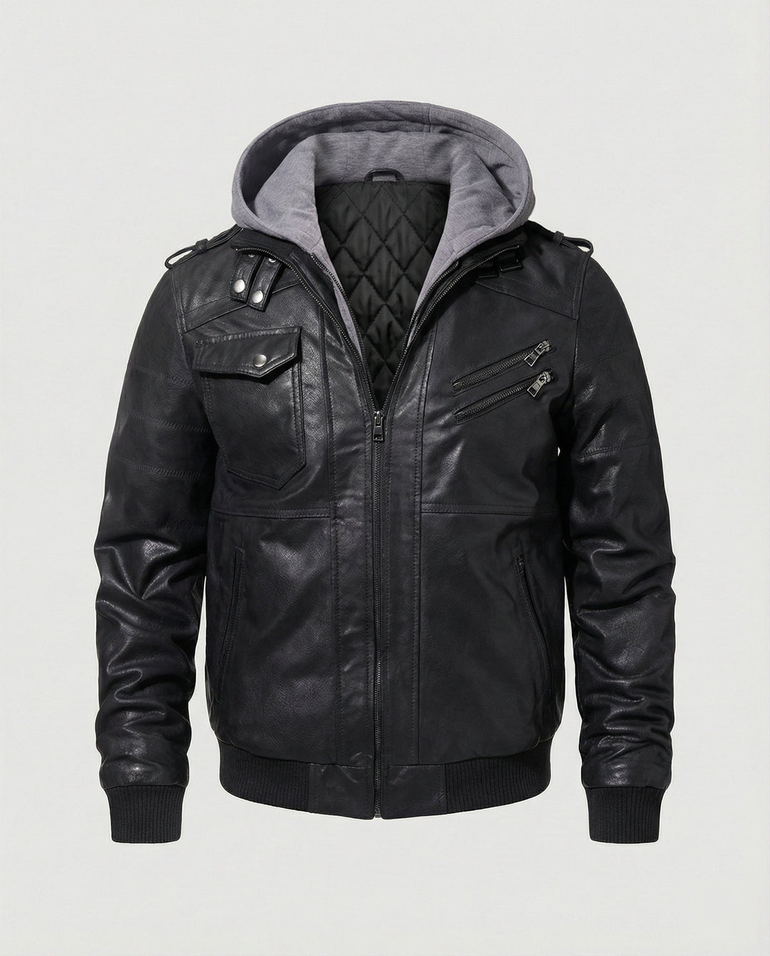 Stilvolle Herrenjacke mit Kapuze