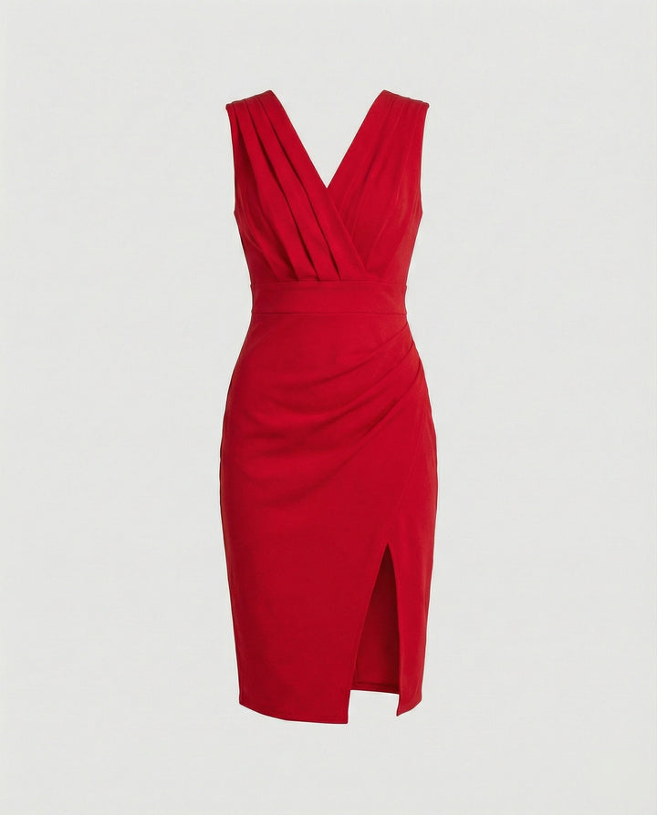 Echoarchiv | Ärmelloses Kleid mit Hoher Taille