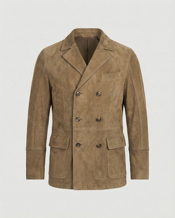 Echoarchiv - Klassischer Herbst Doppelreihiger Blazer für Männer