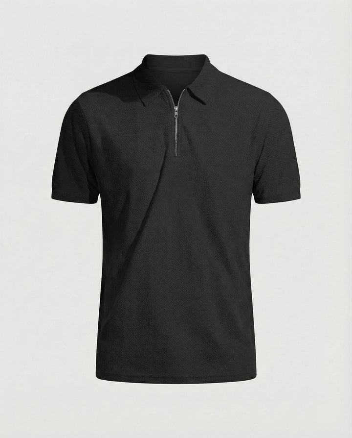 Herren Poloshirt mit Reißverschluss
