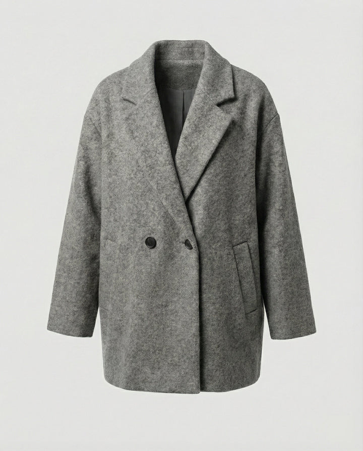 Damen Oversized Wollmantel Echoarchiv