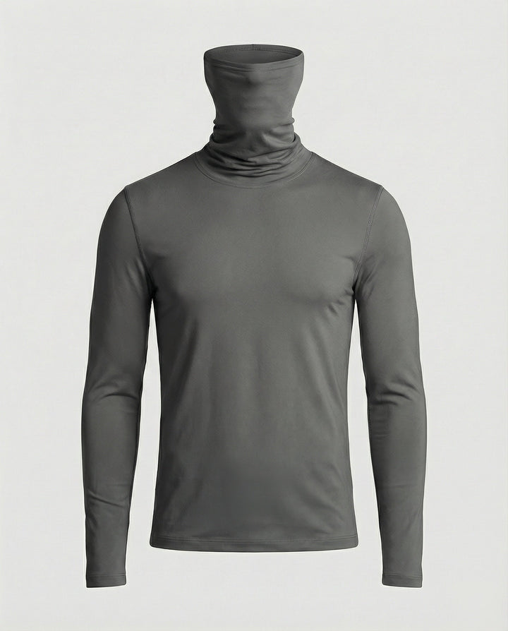 Herren Funktionsshirt mit hohem Kragen und innovativem Feuchtigkeitsmanagement Echoarchiv