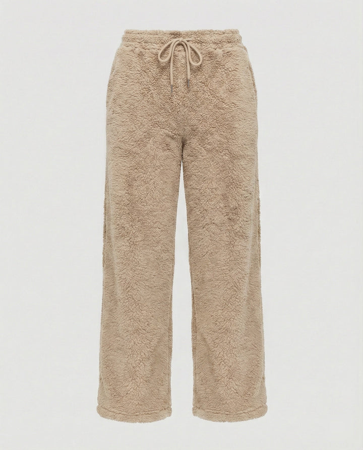 Damen kuschelige Fleece-Hose mit weitem Schnitt Echoarchiv