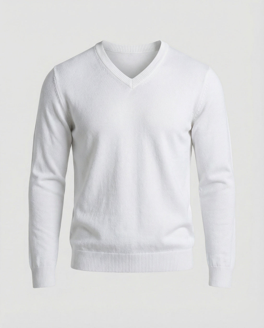 Herren V-Ausschnitt Feinstrickpullover – Norvane