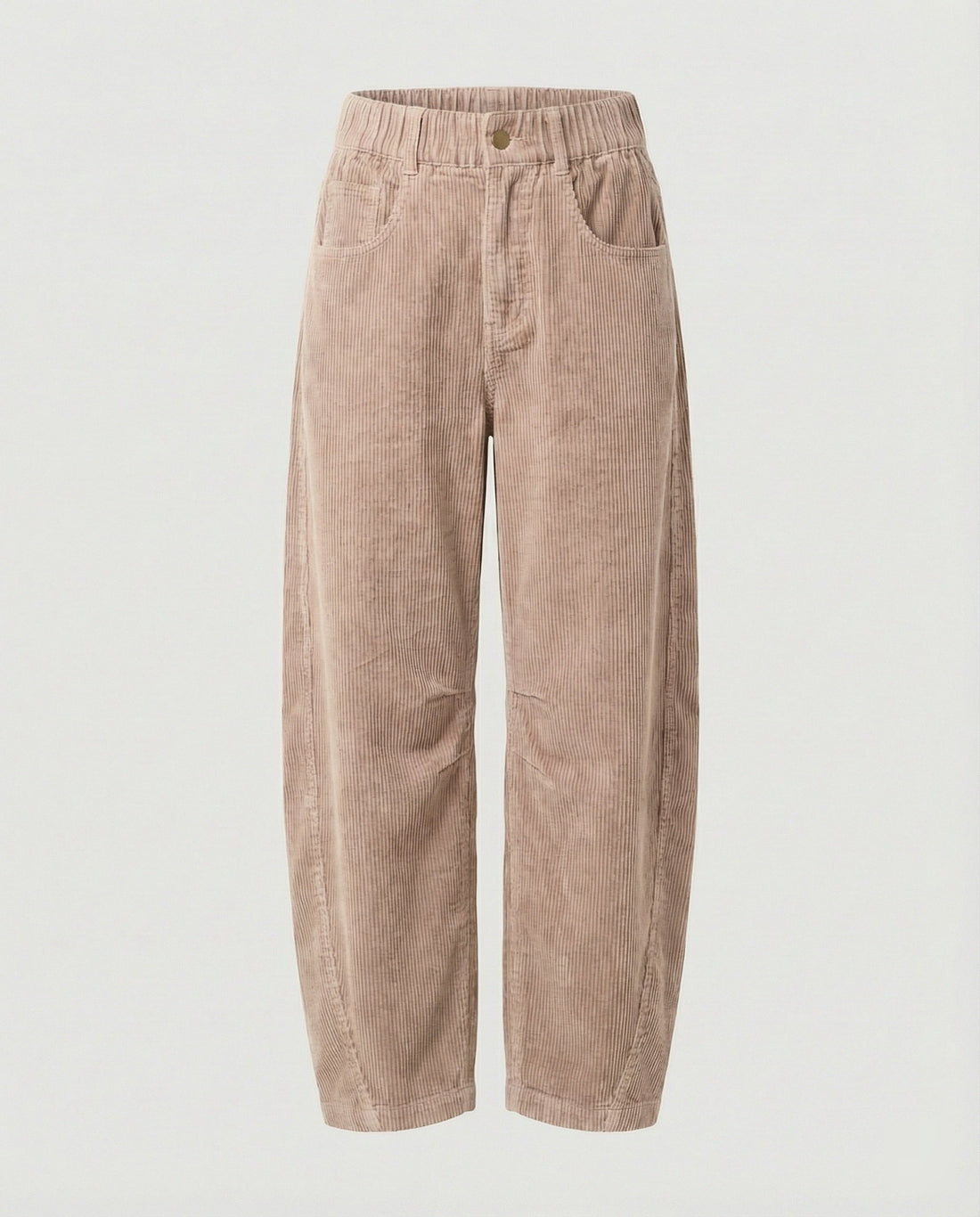 Damen Cordhose Damen weit High Waist – Avélisse