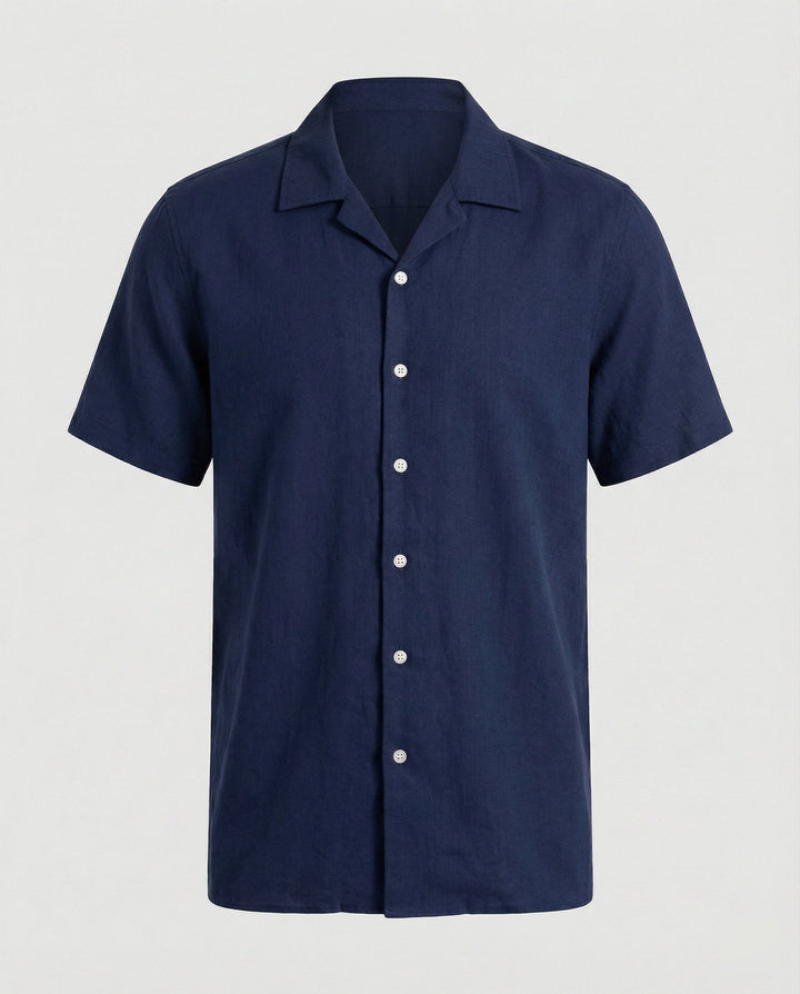 Kurzarm Hawaiihemd Herren Palmenprint – Arvello