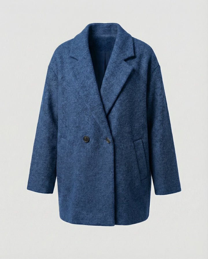 Damen Oversized Wollmantel Echoarchiv