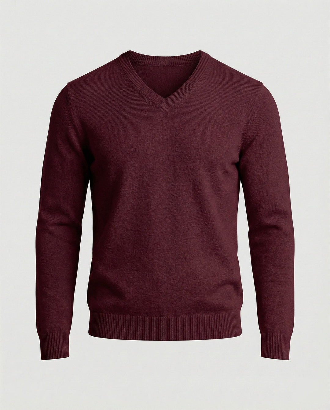 Herren V-Ausschnitt Feinstrickpullover Echoarchiv