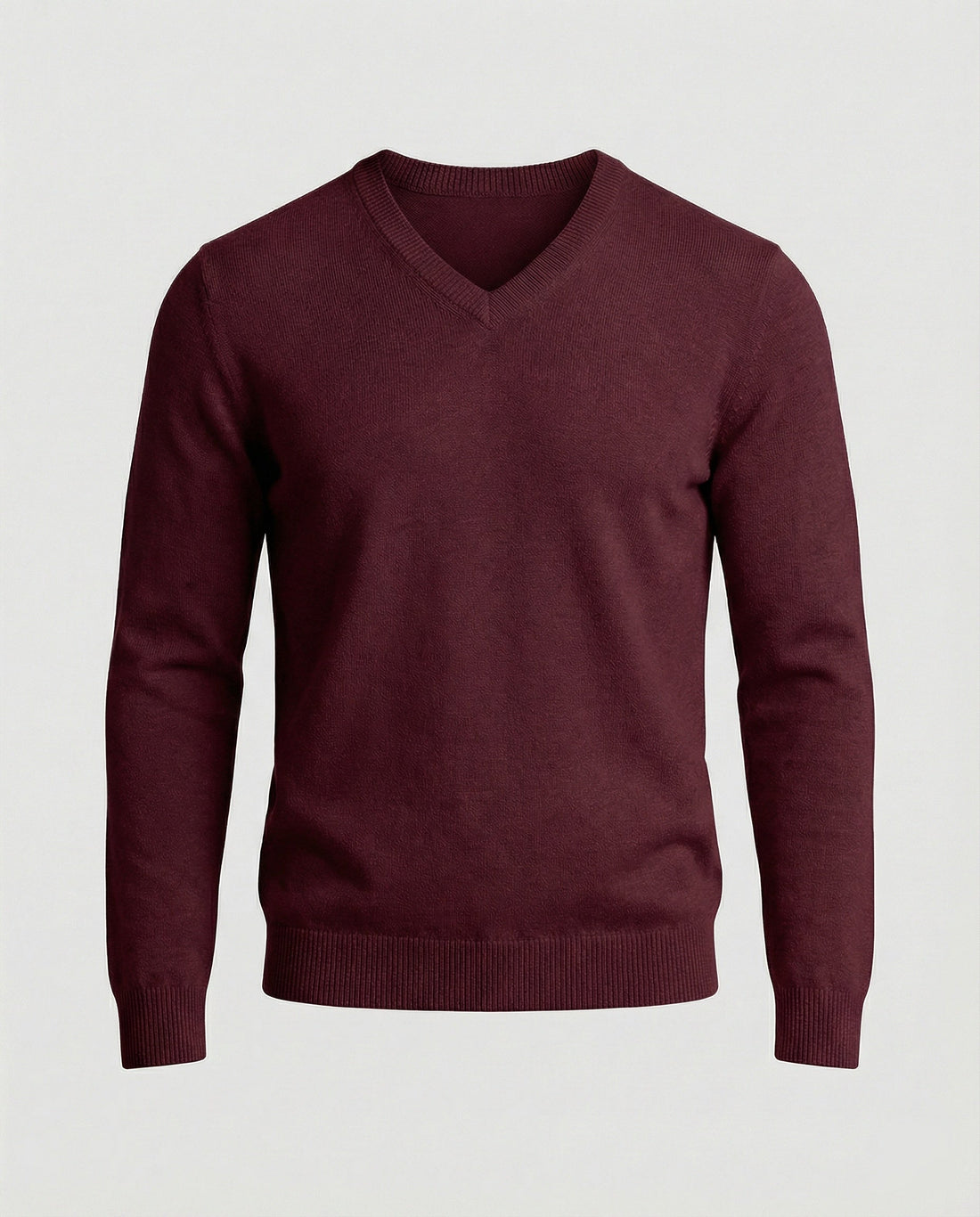 Herren V-Ausschnitt Feinstrickpullover – Norvane