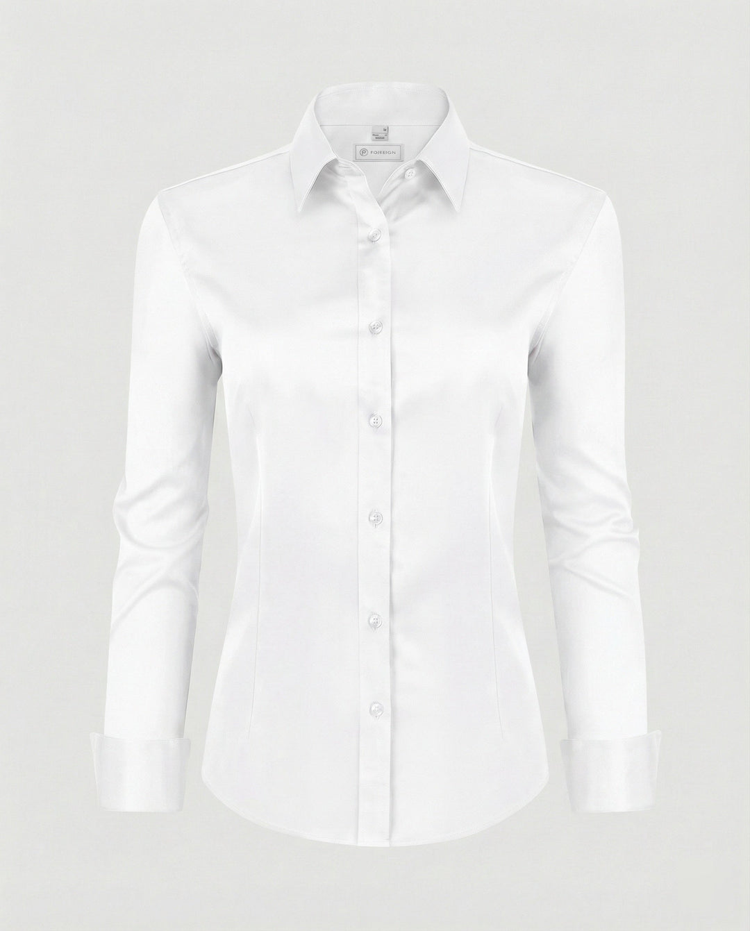 Damen Hemdbluse Stretch tailliert