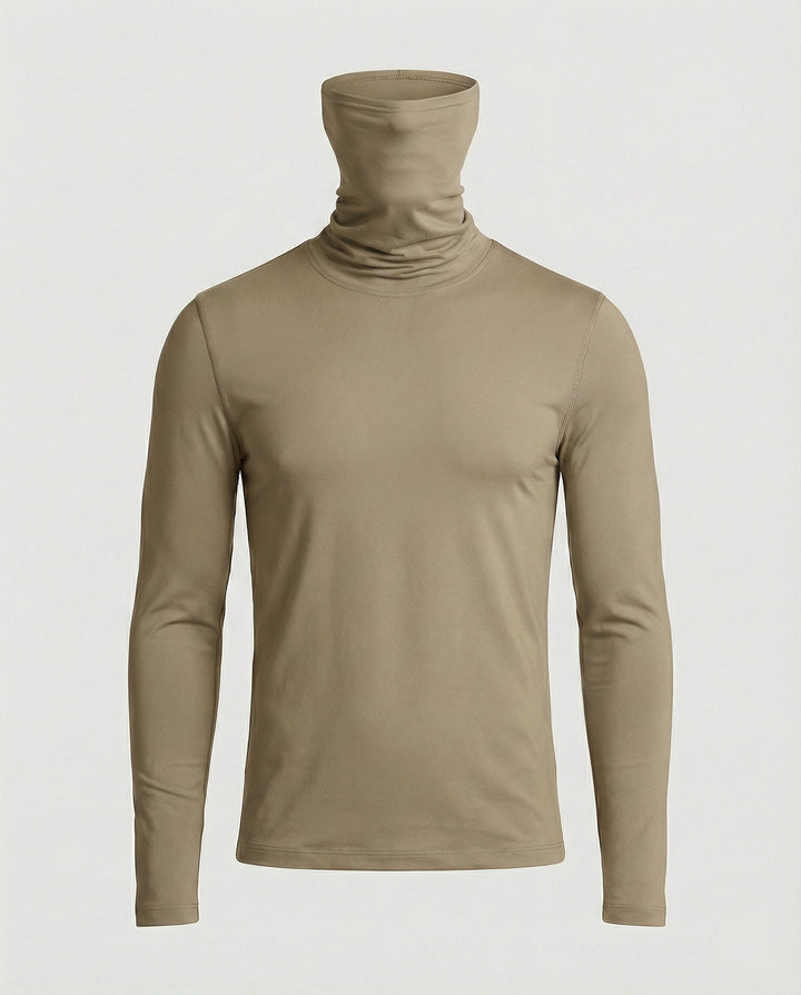 Herren Funktionsshirt mit hohem Kragen und innovativem Feuchtigkeitsmanagement Echoarchiv