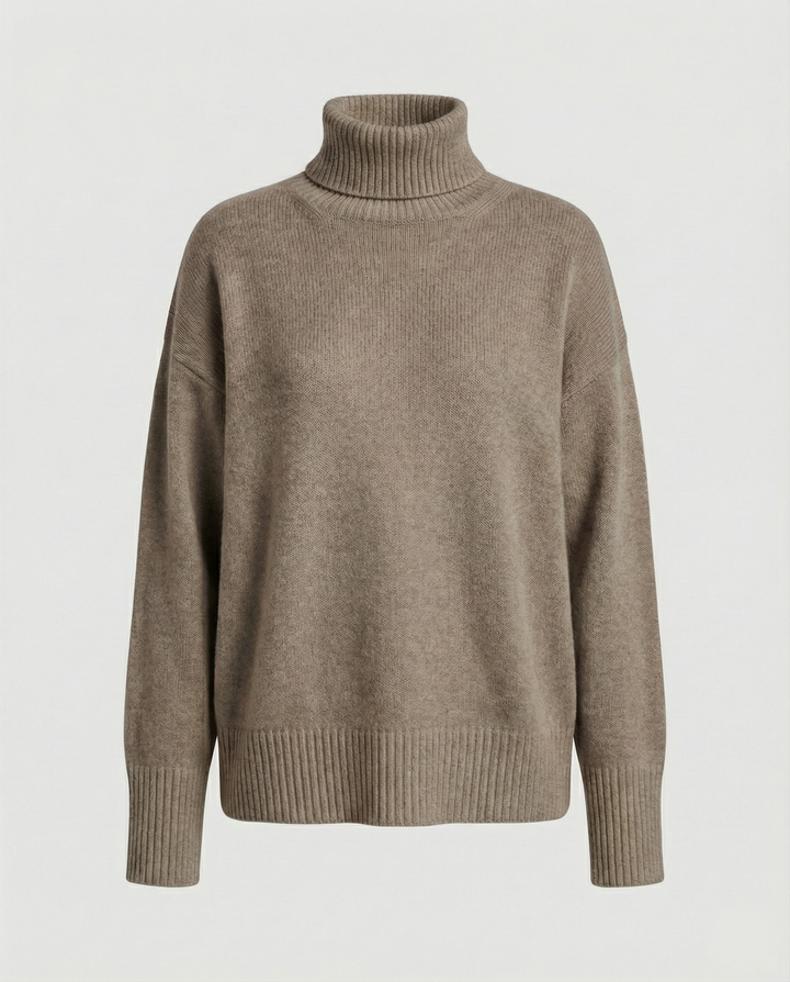 Damen kuscheliger Rollkragenpullover Echoarchiv