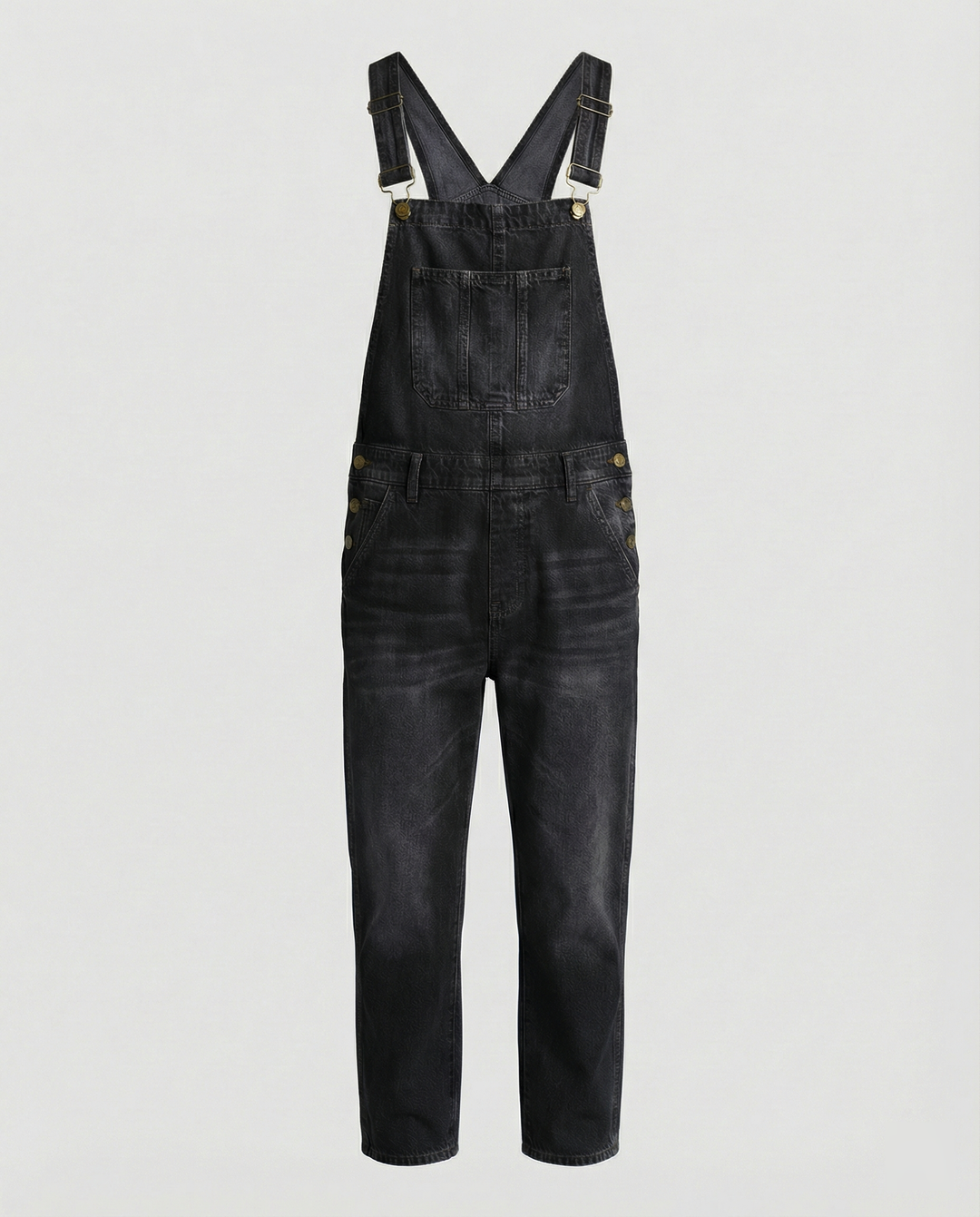 Herren Jeans Latzhose robust mit verstellbaren Trägern – Marzano