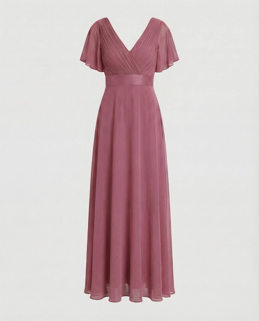 Damen Abendkleid lang Chiffon elegant