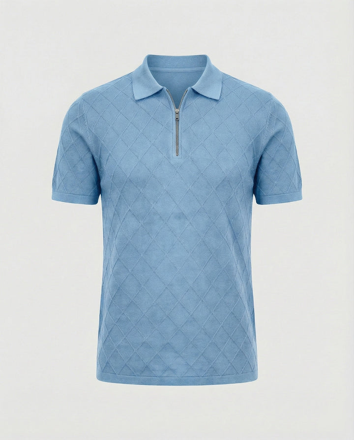 Herren Poloshirt mit Reißverschluss