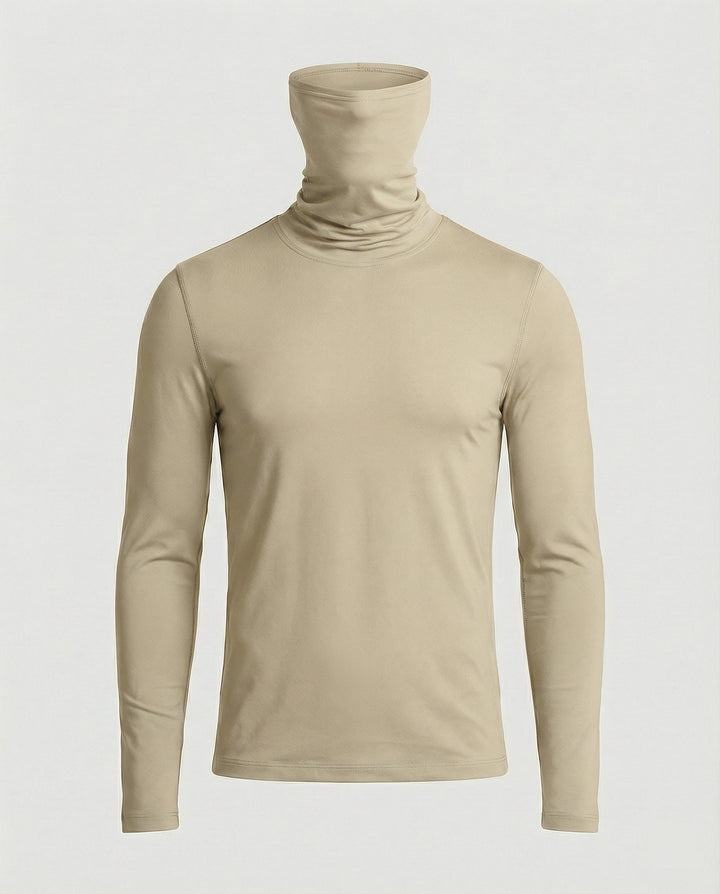 Herren Funktionsshirt mit hohem Kragen und innovativem Feuchtigkeitsmanagement Echoarchiv