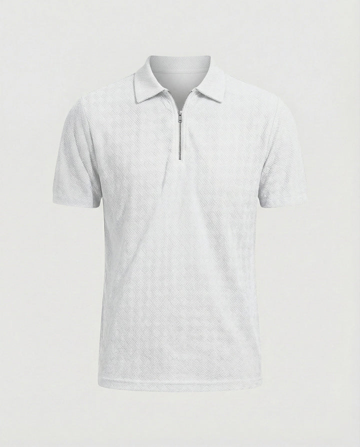 Herren Poloshirt mit Reißverschluss
