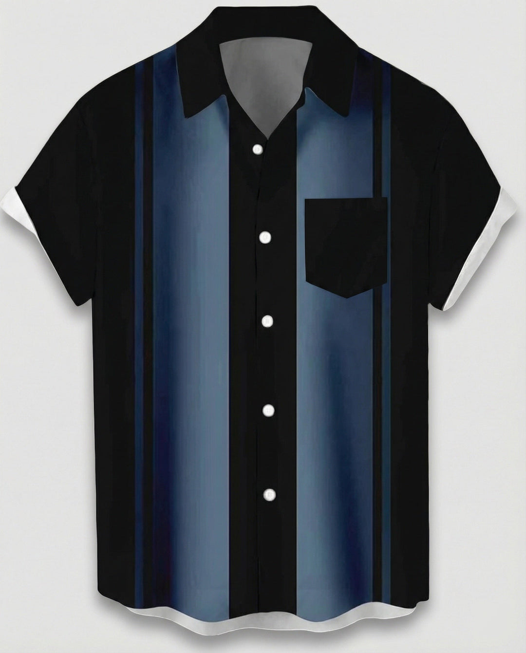 Kurzarm Hawaiihemd Herren Palmenprint – Arvello