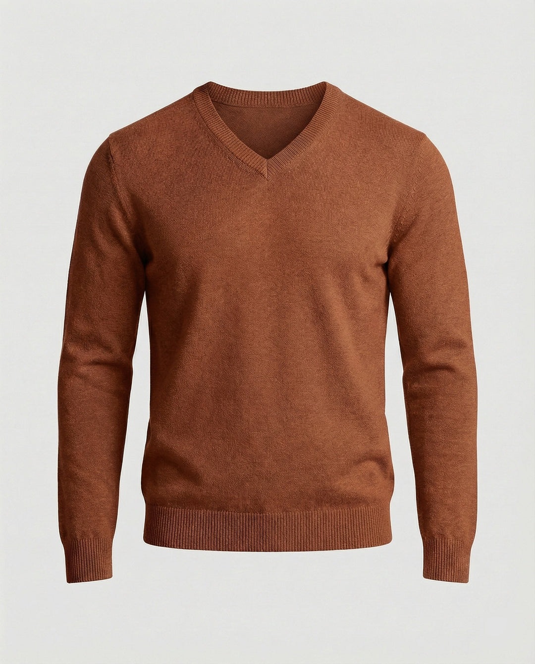 Herren V-Ausschnitt Feinstrickpullover Echoarchiv