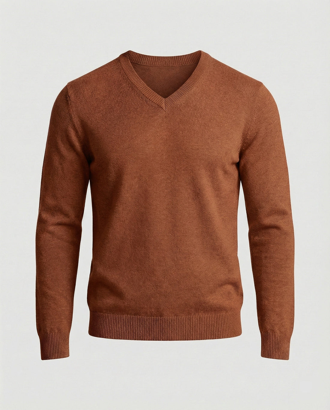 Herren V-Ausschnitt Feinstrickpullover – Norvane