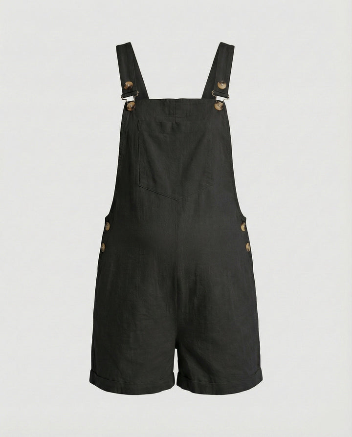 Damen Umstands Latzshorts