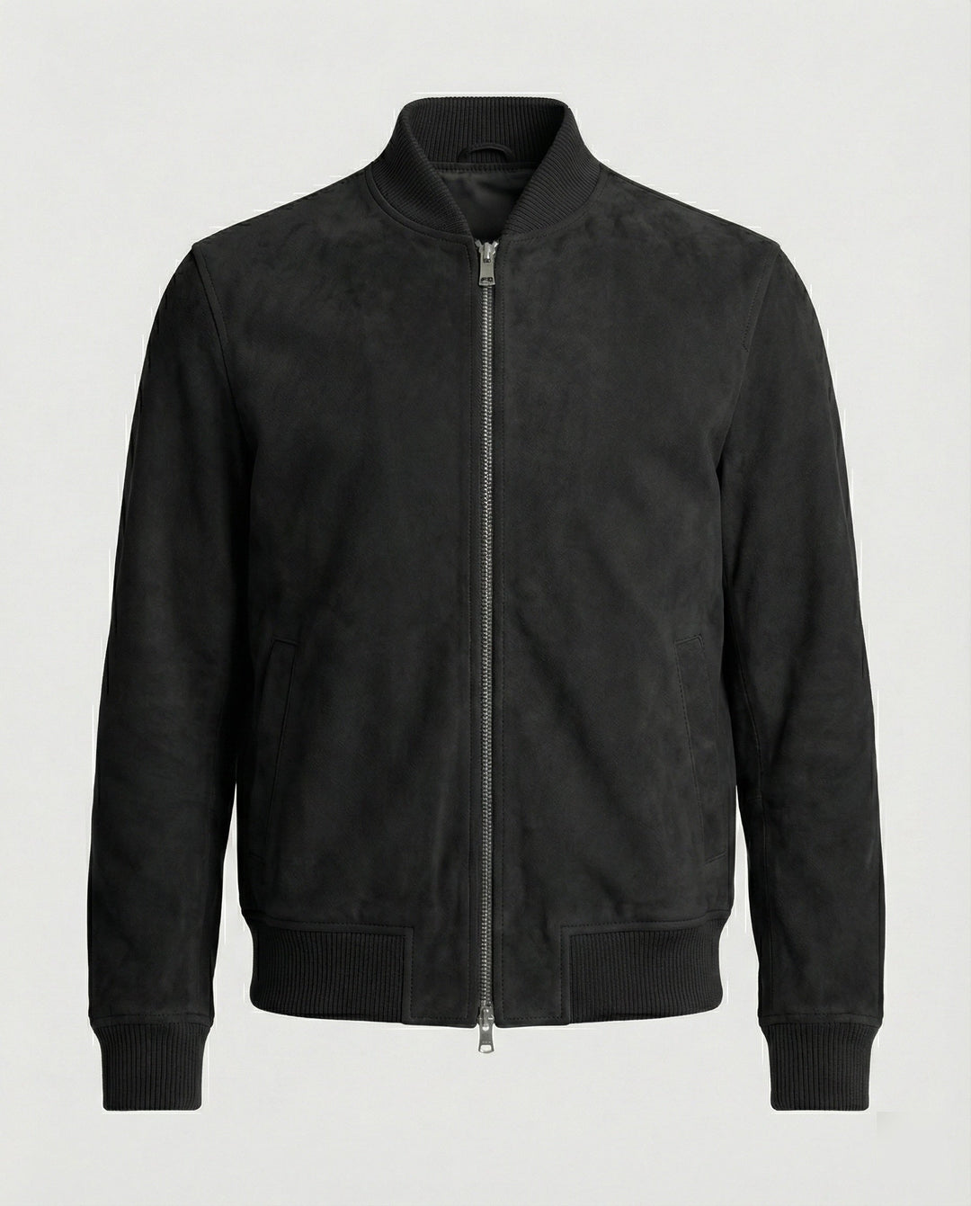 Freizeitkleidung Herren Bomberjacke Lederoptik