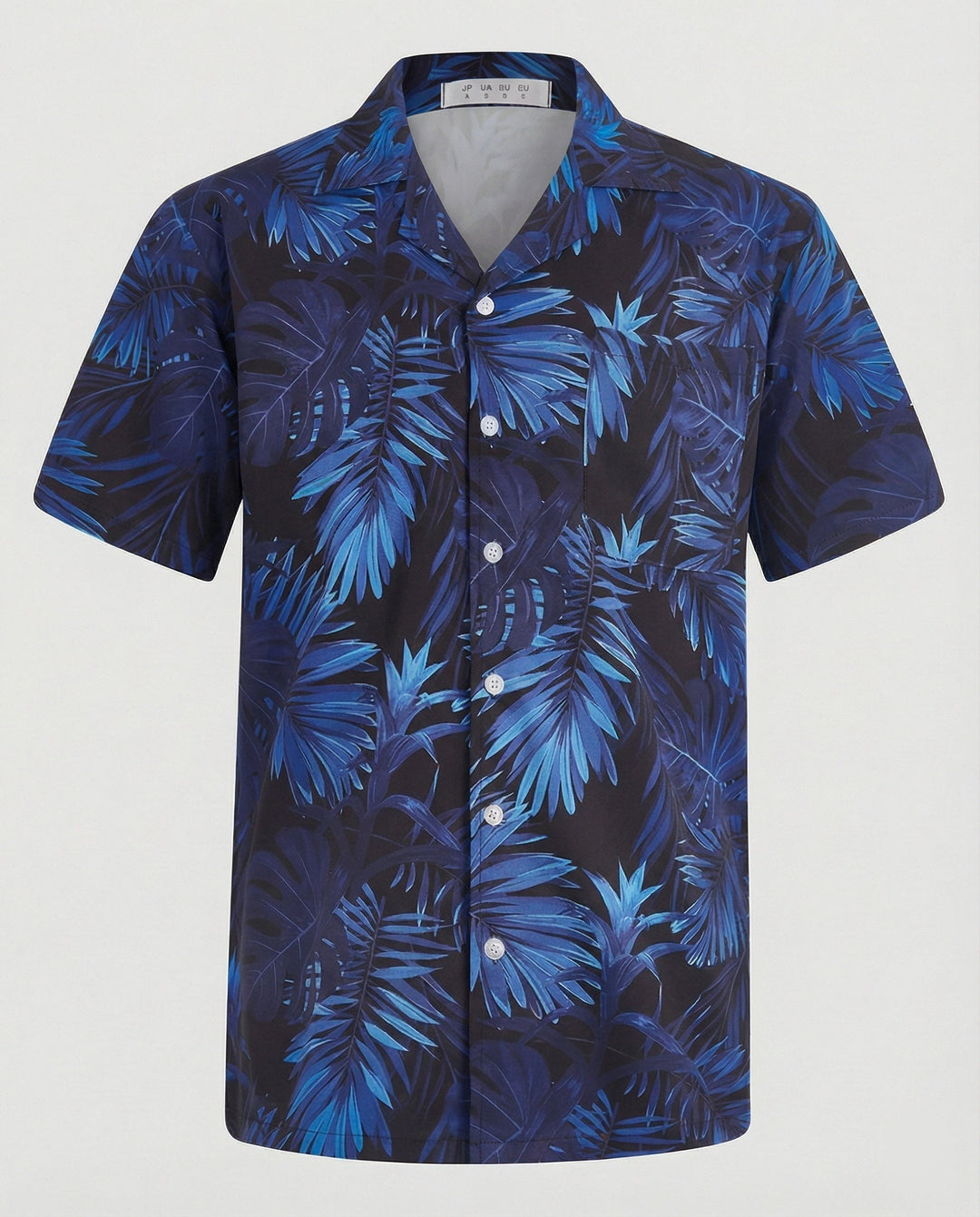 Kurzarm Hawaiihemd Herren Palmenprint – Arvello