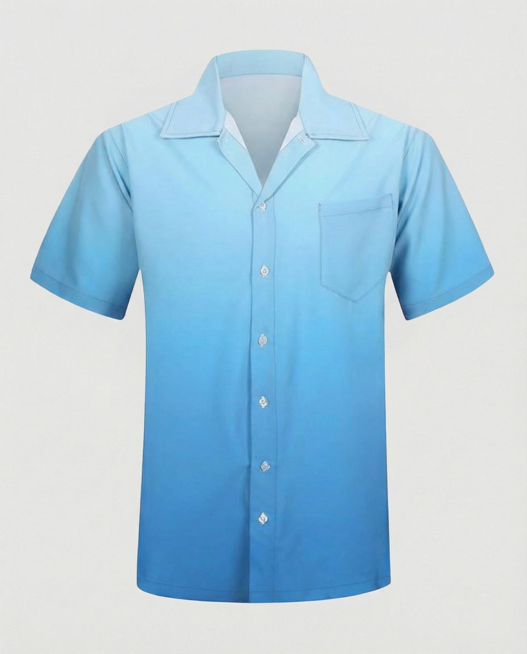 Kurzarm Hawaiihemd Herren Palmenprint – Arvello