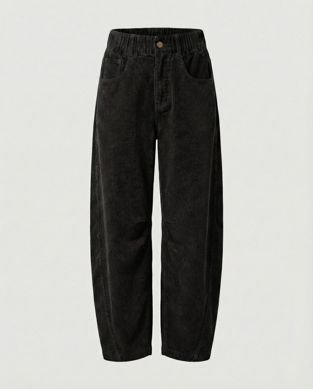 Damen Cordhose Damen weit High Waist