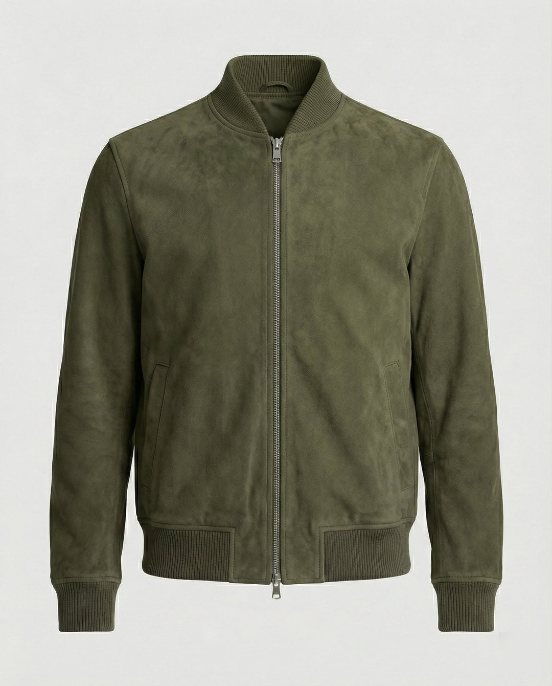 Freizeitkleidung Herren Bomberjacke Lederoptik
