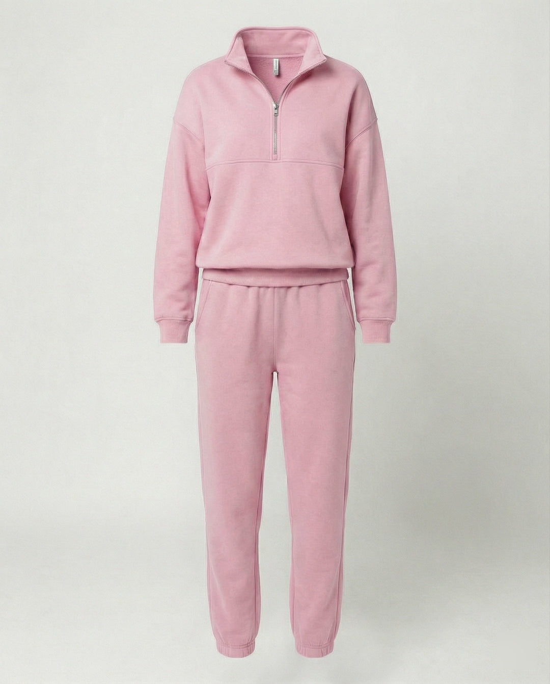 Jogginganzug Damen sportlich mit Zip-Hoodie und Jogginghose