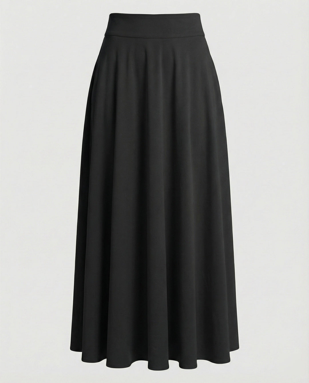 Damen Luftiger Maxi-Rock mit hohem Taillenbund Echoarchiv