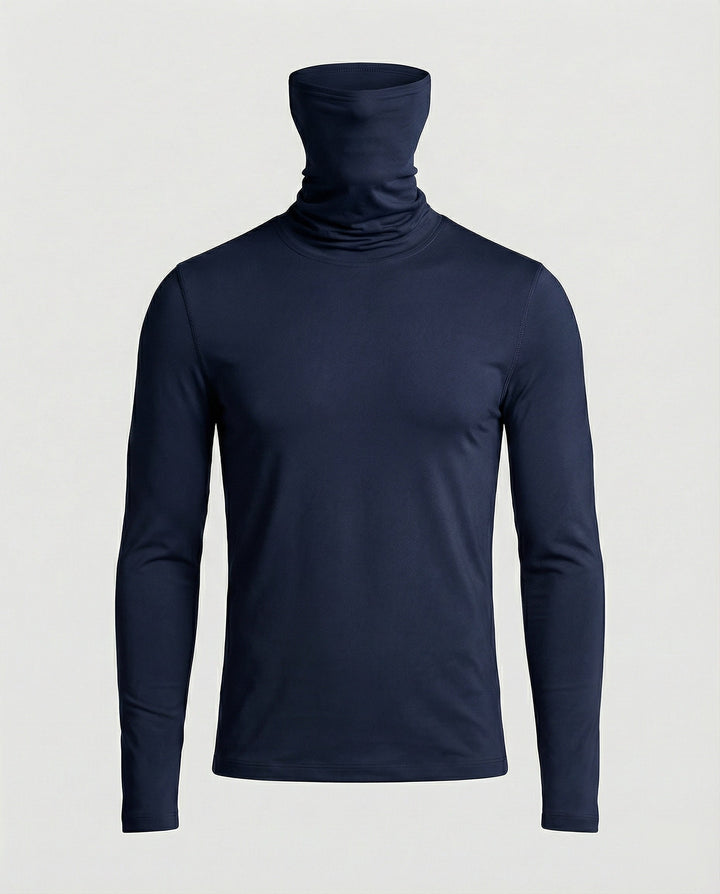 Herren Funktionsshirt mit hohem Kragen und innovativem Feuchtigkeitsmanagement Echoarchiv