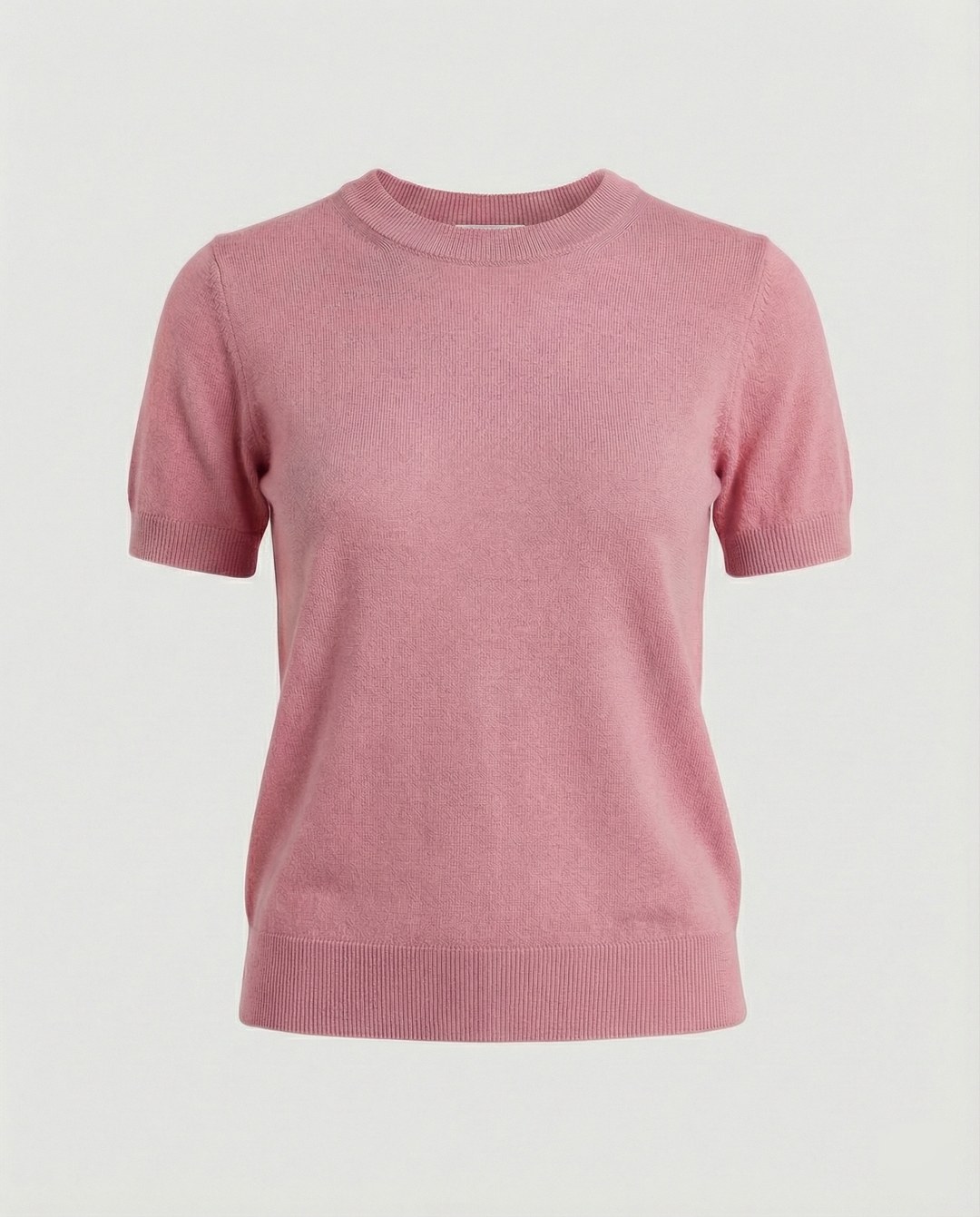 Damen Feinstrickpullover mit Kurzarmiger Silhouette und Weich Fließendem Material Echoarchiv