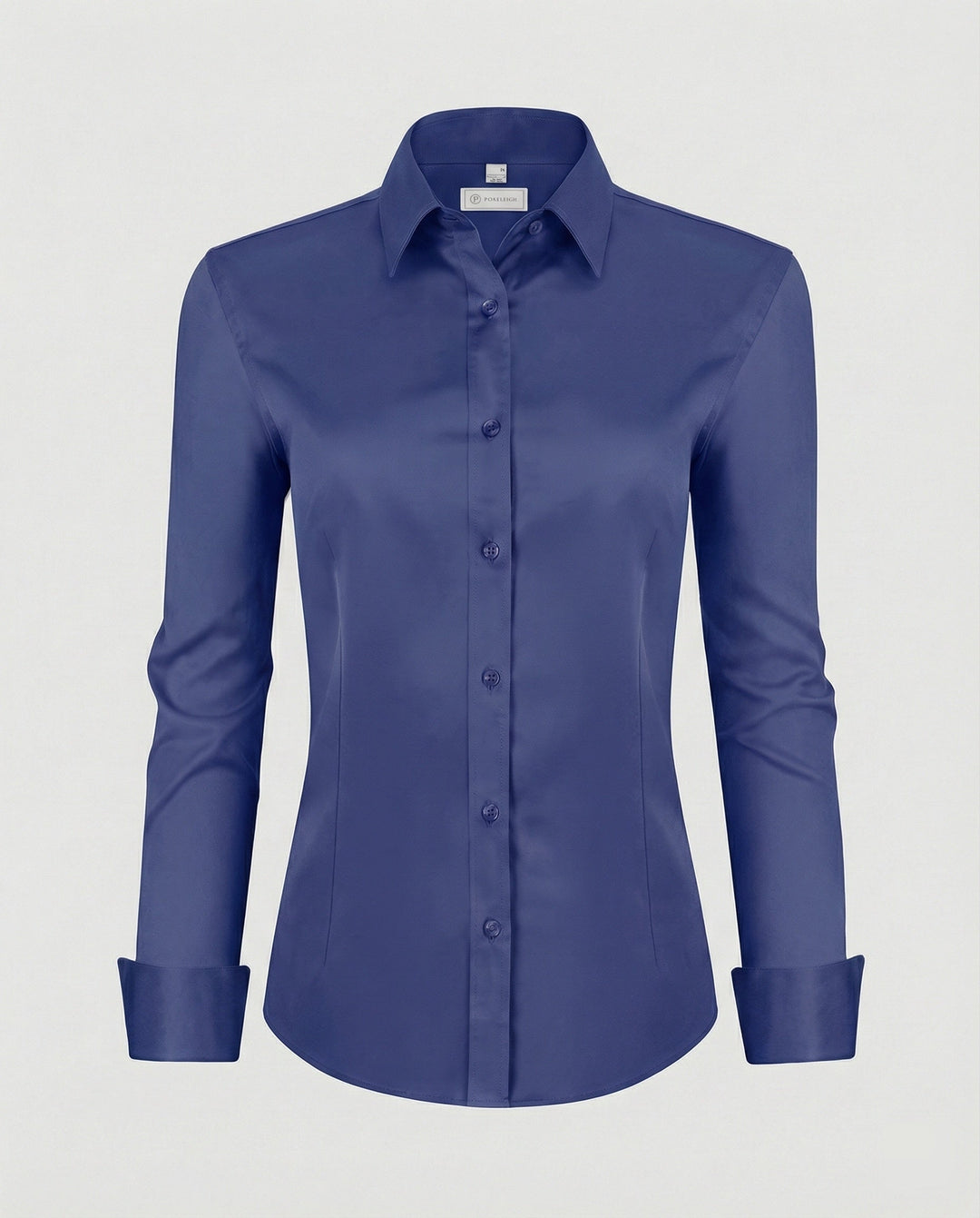 Damen Hemdbluse Stretch tailliert