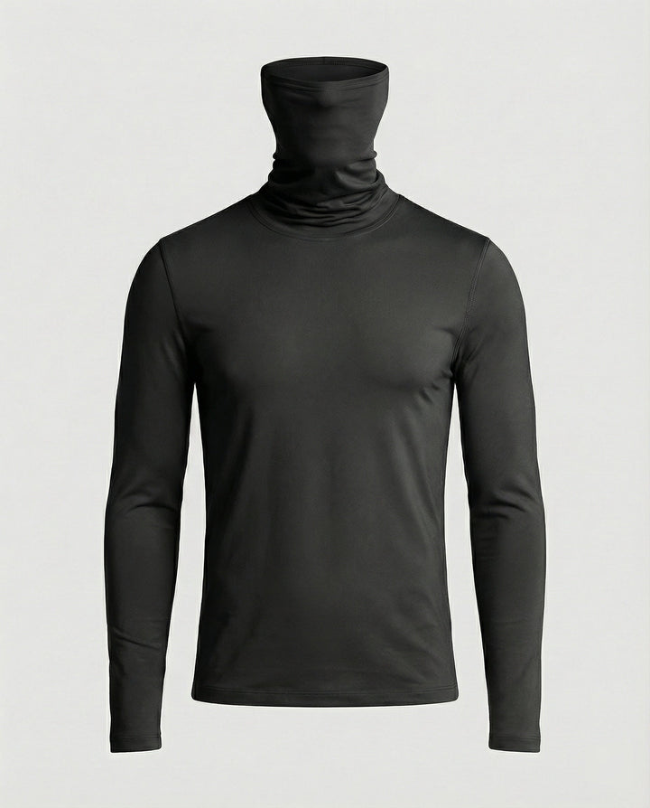 Herren Funktionsshirt mit hohem Kragen und innovativem Feuchtigkeitsmanagement Echoarchiv