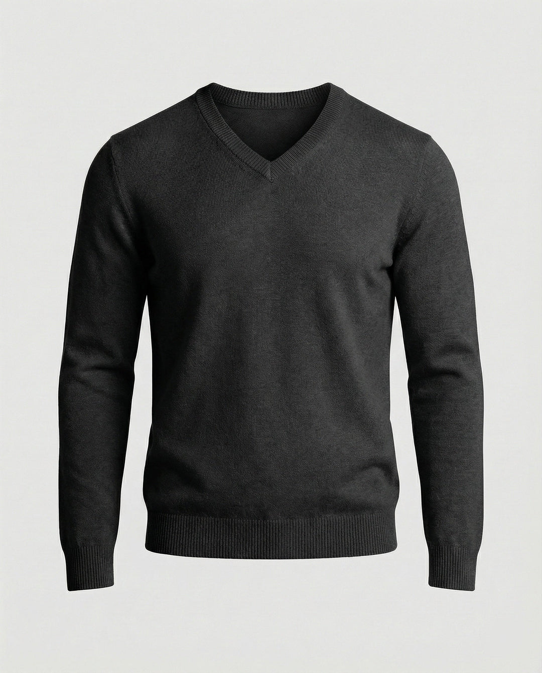 Herren V-Ausschnitt Feinstrickpullover Echoarchiv