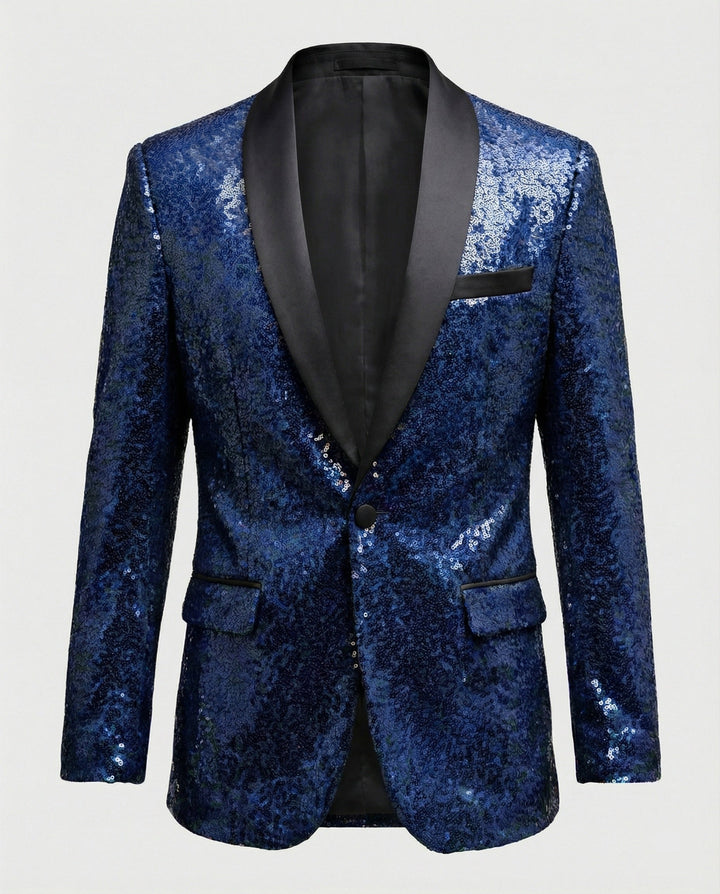 Glamouröser Pailletten Blazer Herren – Valéne
