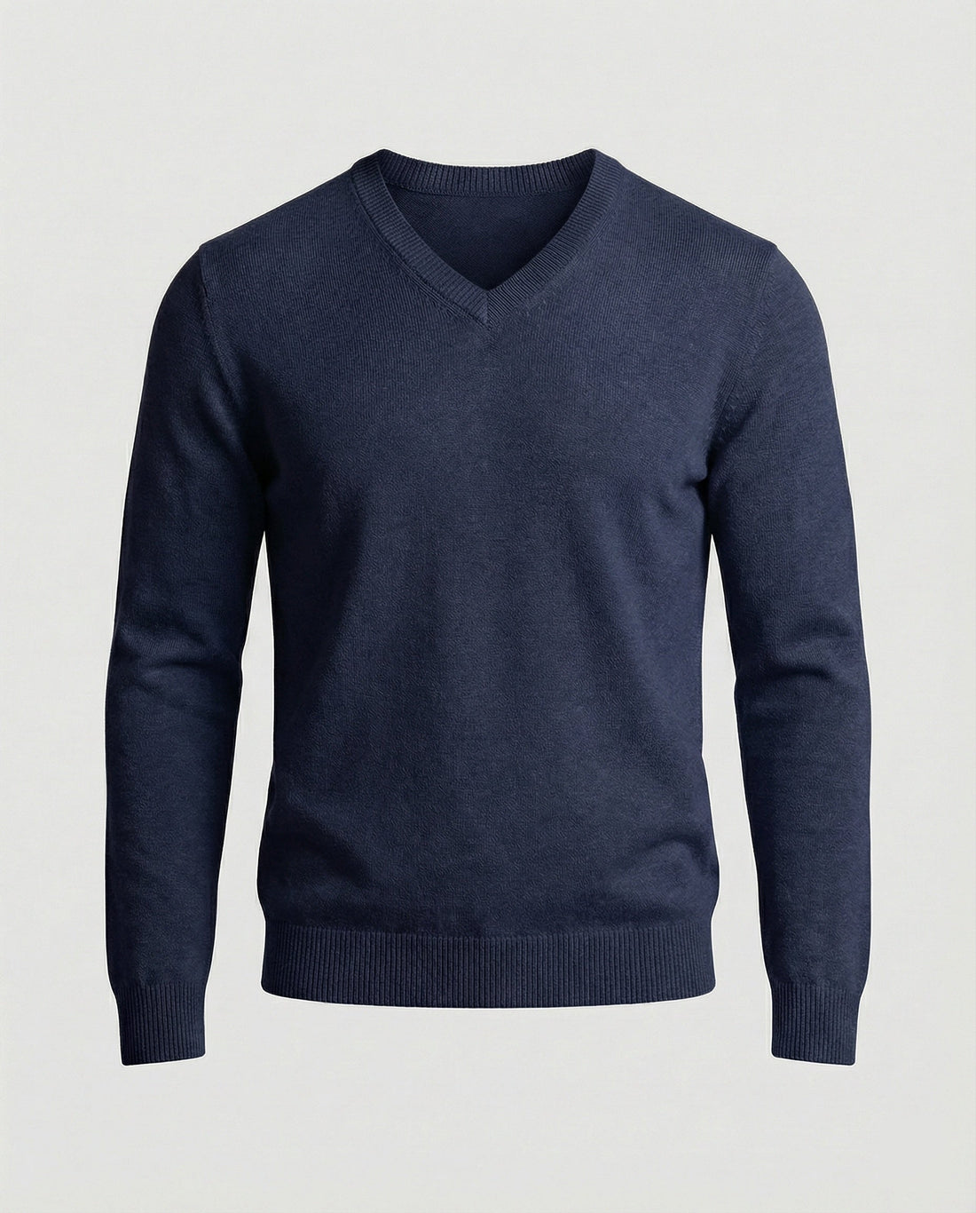 Herren V-Ausschnitt Feinstrickpullover – Norvane