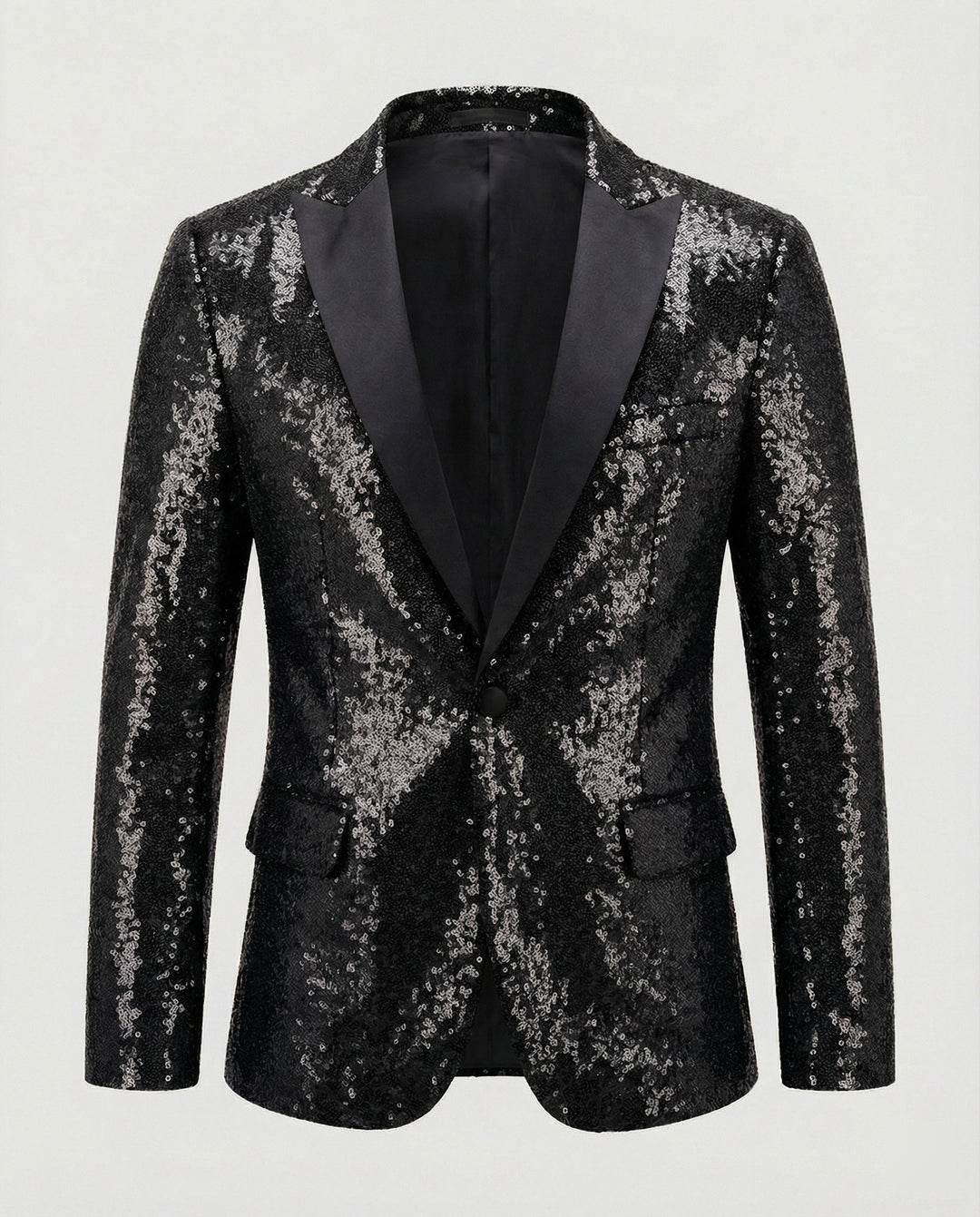 Glänzender Herren Pailletten Blazer
