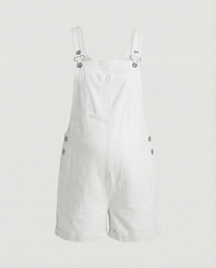 Damen Umstands Latzshorts