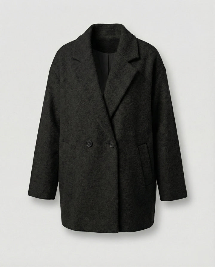 Damen Oversized Wollmantel Echoarchiv