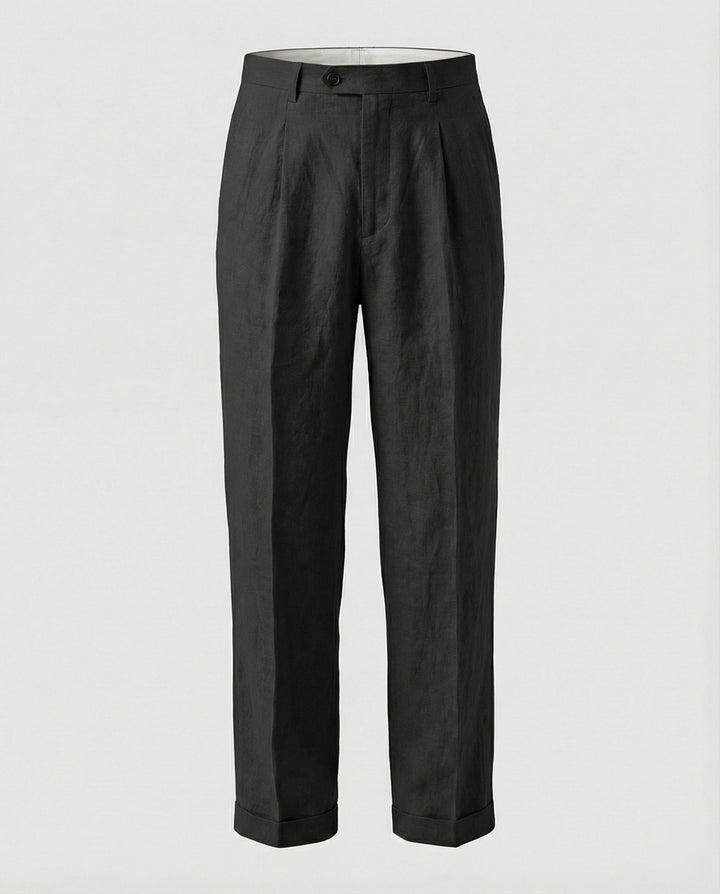 Herren elegante und bequeme Leinenhose Echoarchiv