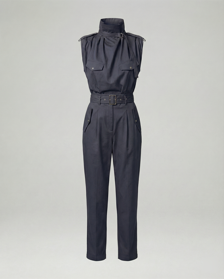 Echoarchiv | Damen Stylischer Moderner Jumpsuit Ärmellos