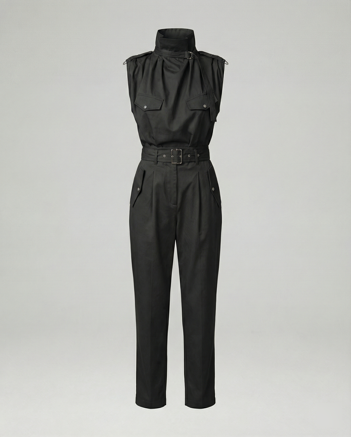 Echoarchiv | Damen Stylischer Moderner Jumpsuit Ärmellos