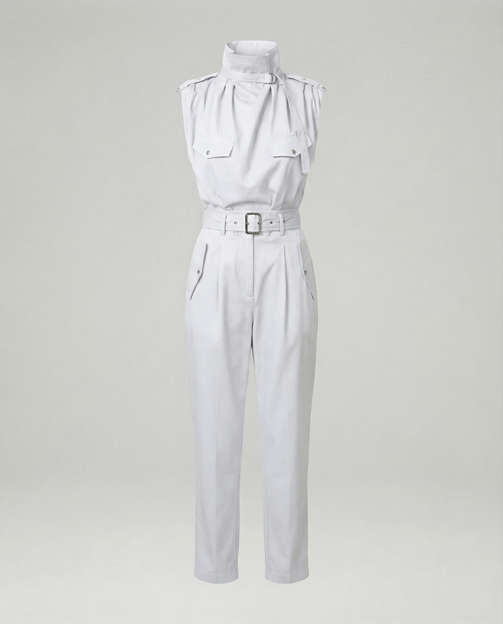 Echoarchiv | Damen Stylischer Moderner Jumpsuit Ärmellos