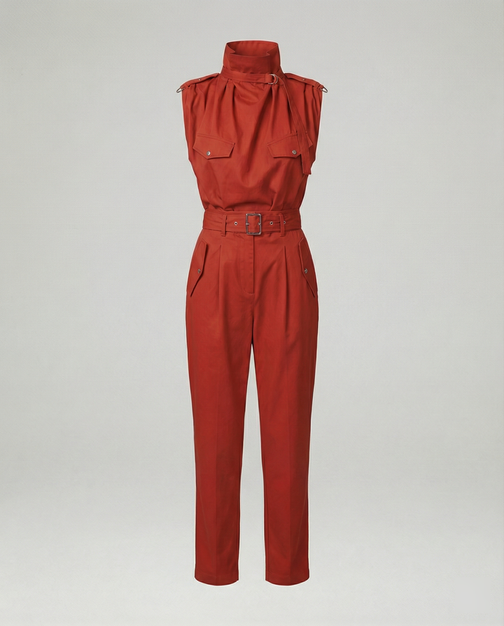 Echoarchiv | Damen Stylischer Moderner Jumpsuit Ärmellos