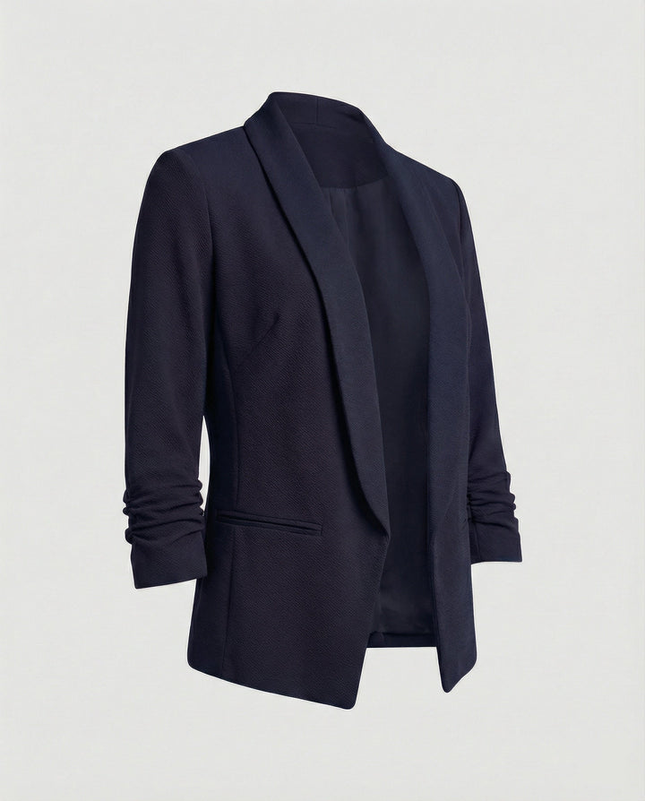 Echoarchiv – Stilvoller Blazer Mit Offener Vorderseite