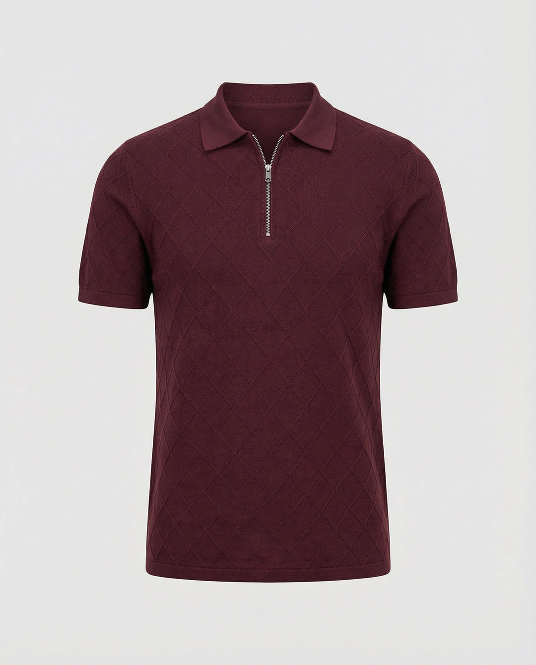 Herren Poloshirt mit Reißverschluss